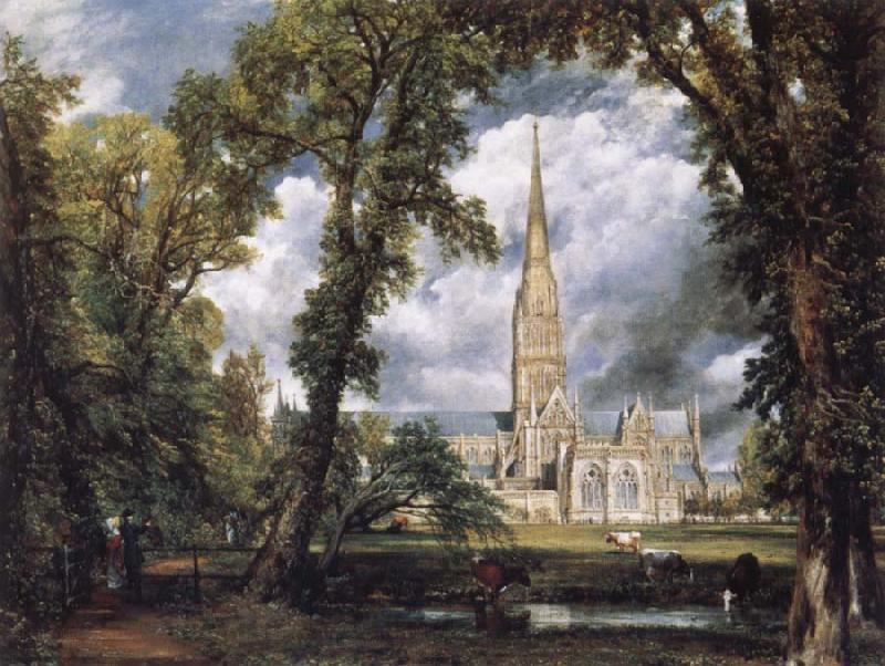 John Constable Salisbury Cathedral from the Bishop-s Grounds Germany oil painting art